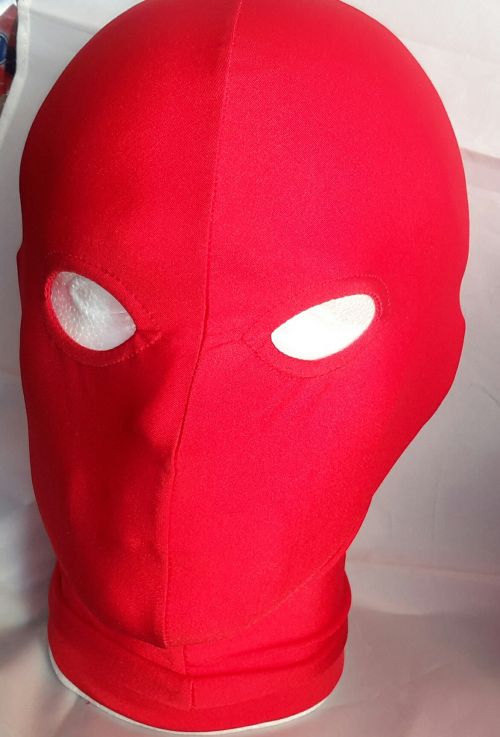 Stretch Hood No Mouth. Red.